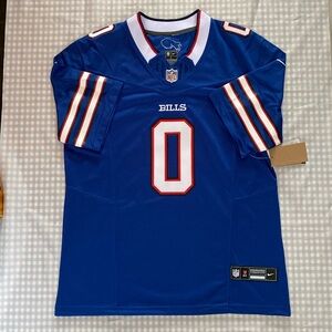 Keon Coleman Buffalo Bills Jersey Royal| Nike #D